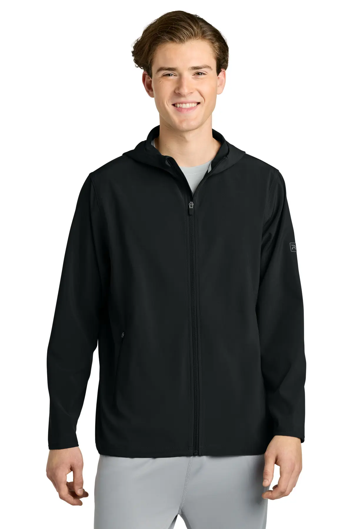 Richardson Barrage Hooded Wind Jacket in Black
