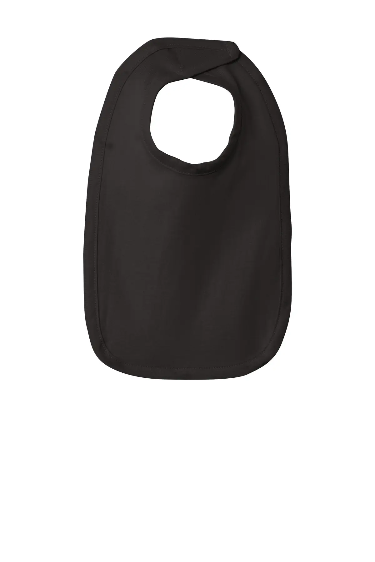 Rabbit Skins Infant Premium Jersey Bib. in Black