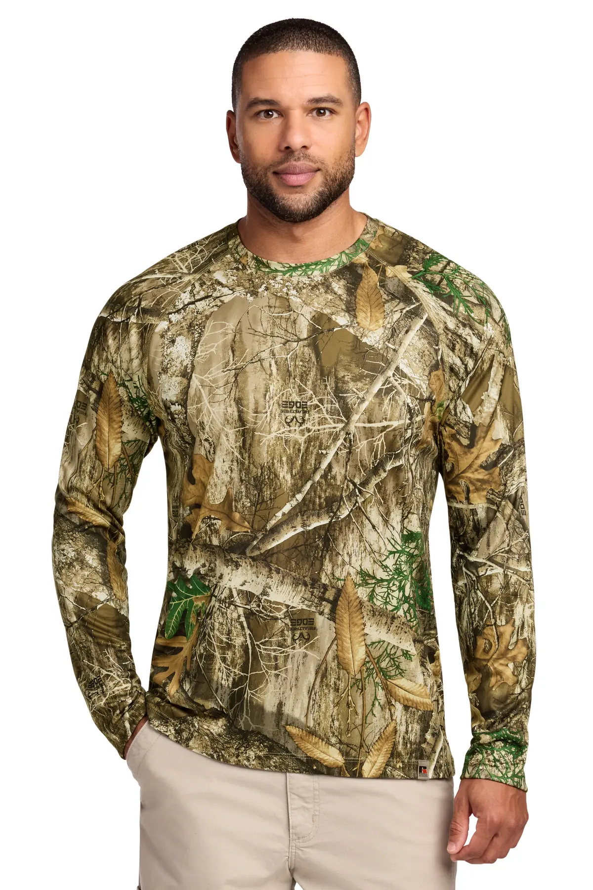 Russell Outdoors Realtree Performance Long Sleeve Tee in Realtree Edge