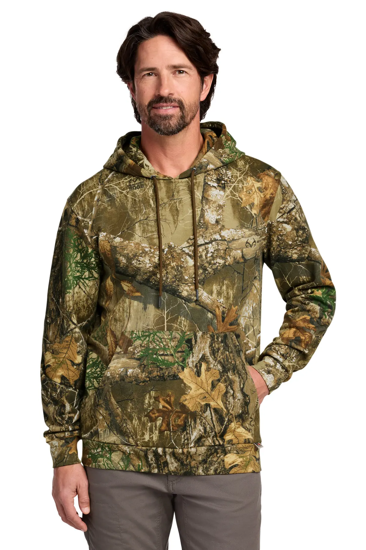 Russell Outdoors Realtree Pullover Hoodie in Realtree Edge