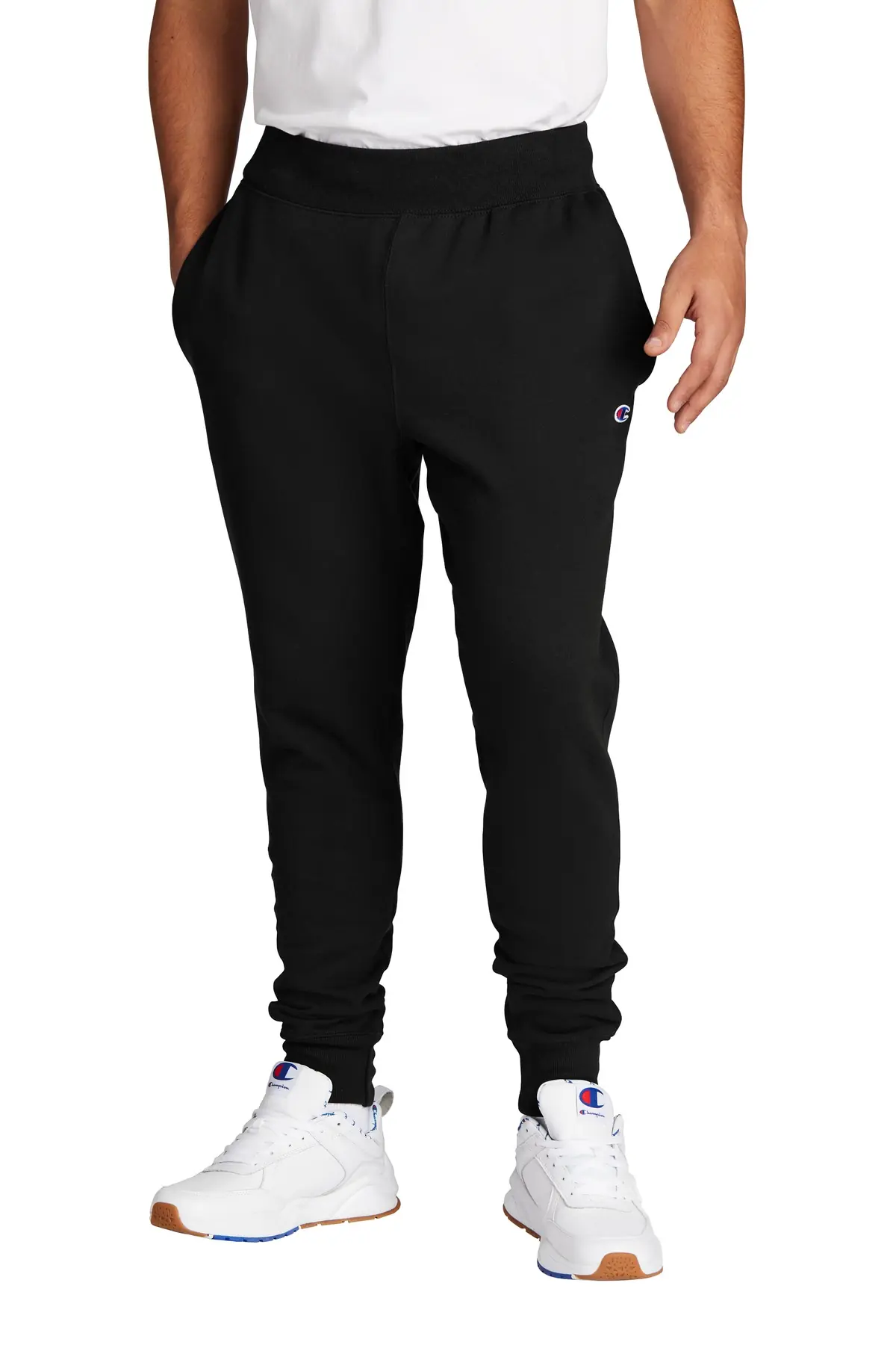 Champion Reverse Weave Jogger in Black
