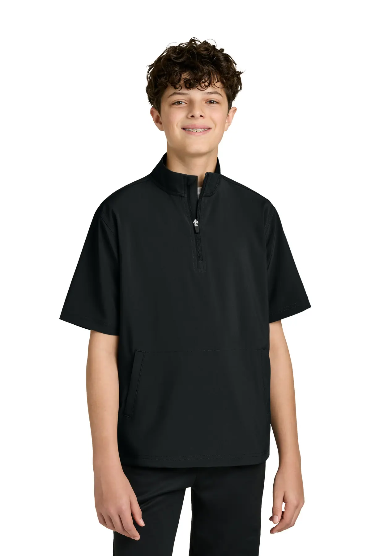 Richardson Youth Barrage Wind Shirt in Black