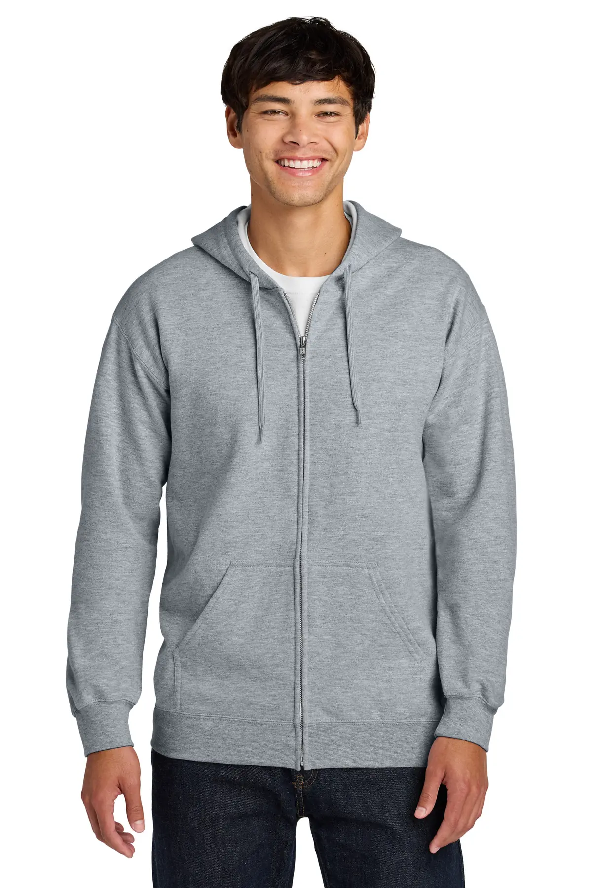 Gildan Softstyle Midweight Fleece Full-Zip Hooded Sweatshirt