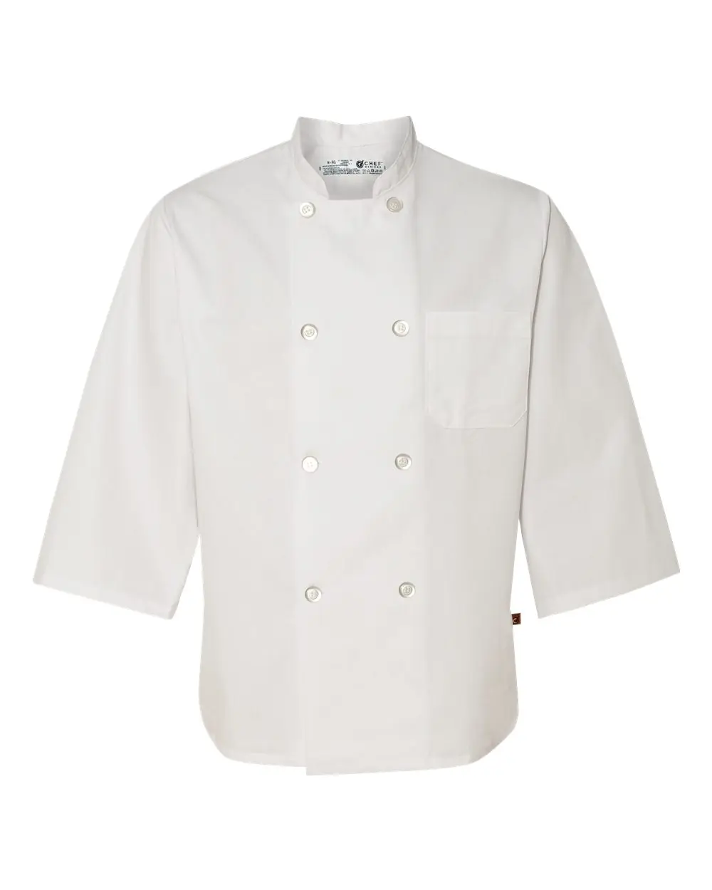 Chef Designs Three-Quarter Sleeve Chef Coat