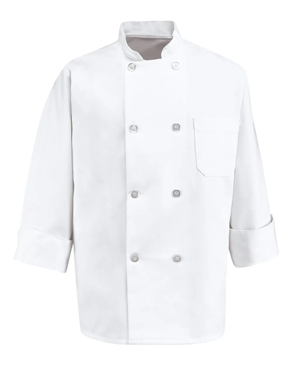 Chef Designs Eight Pearl Button Chef Coat