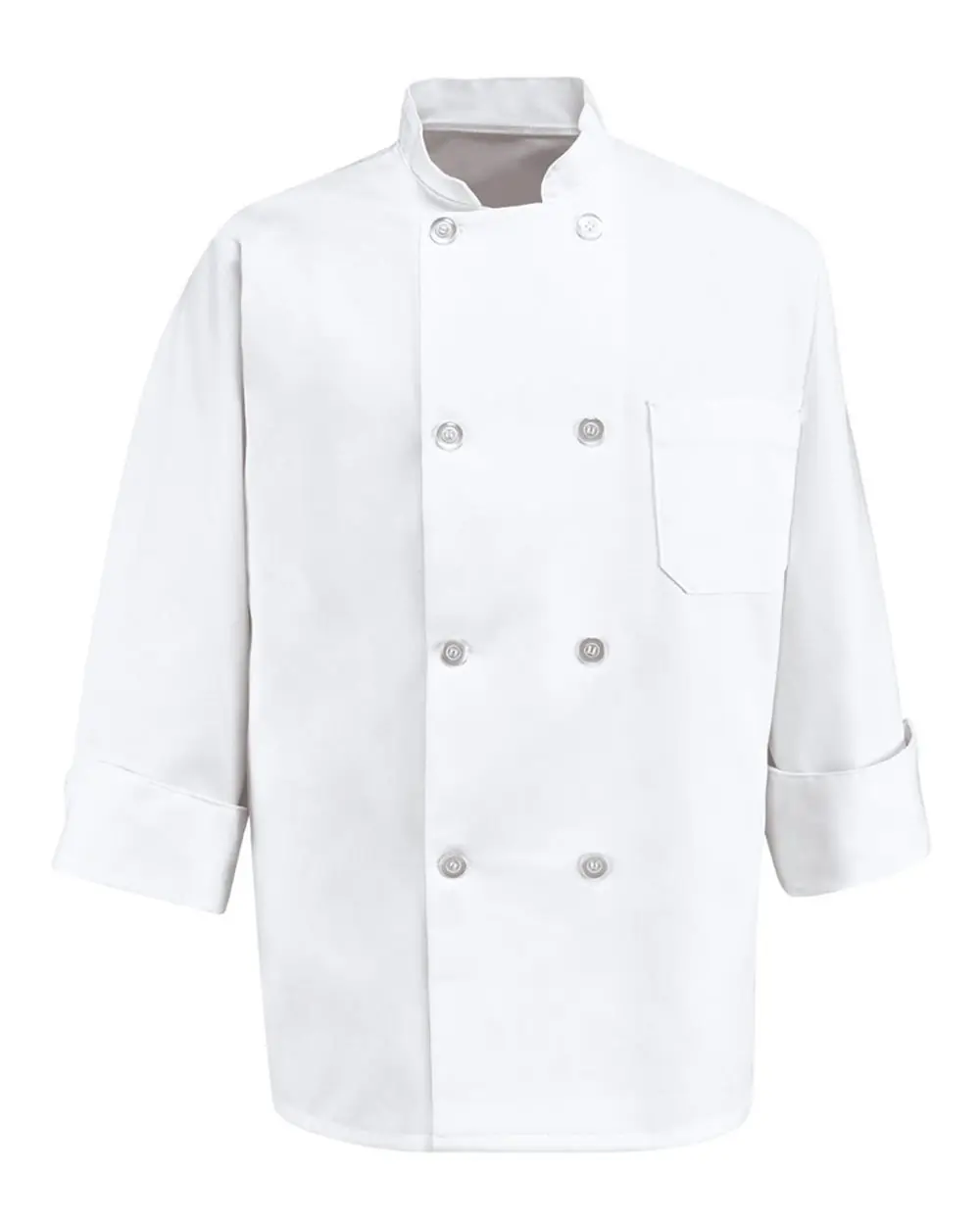 Chef Designs Eight Pearl Button Chef Coat - Tall Sizes