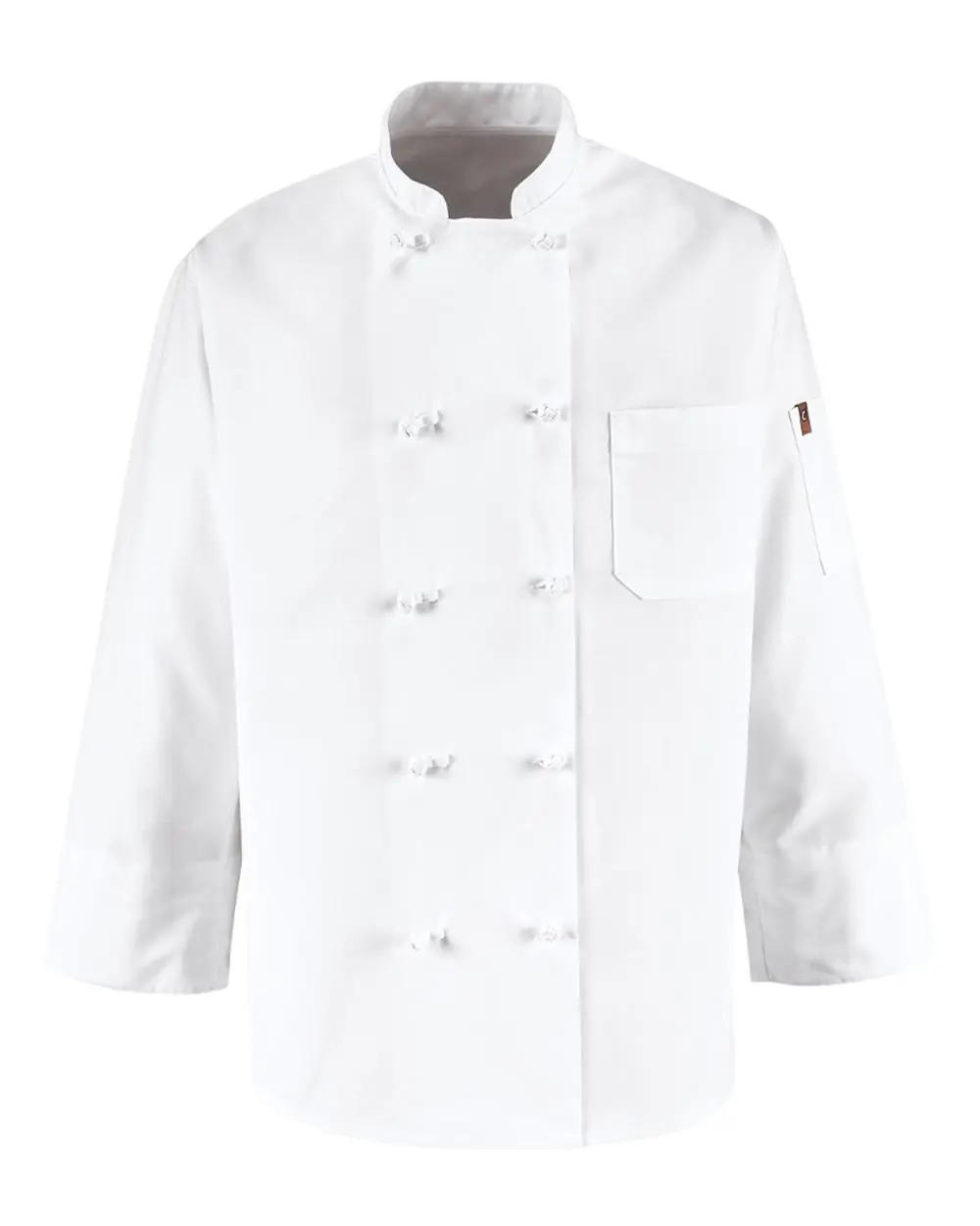 Chef Designs Ten Knot Button Chef Coat