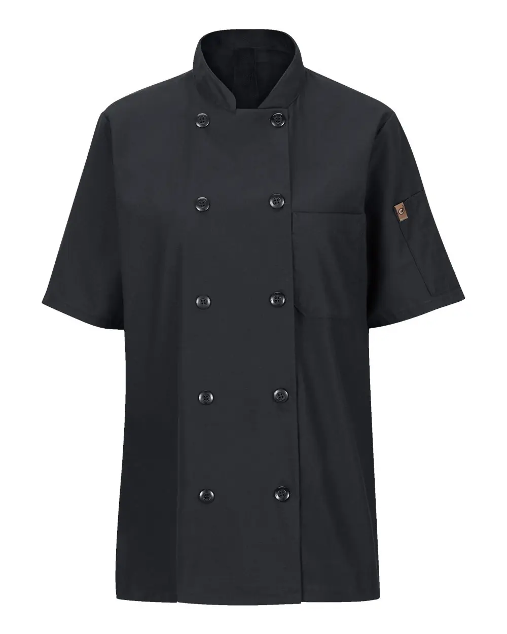 Chef Designs Women's Mimix™ Short Sleeve Chef Coat with OilBlok