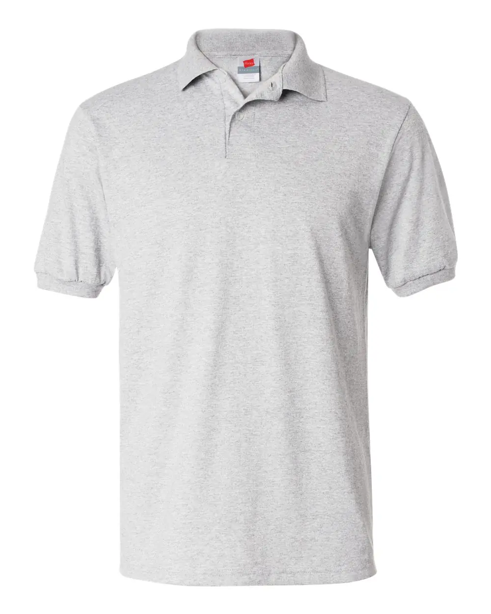 Hanes Men's EcoSmart® Jersey Polo in Ash