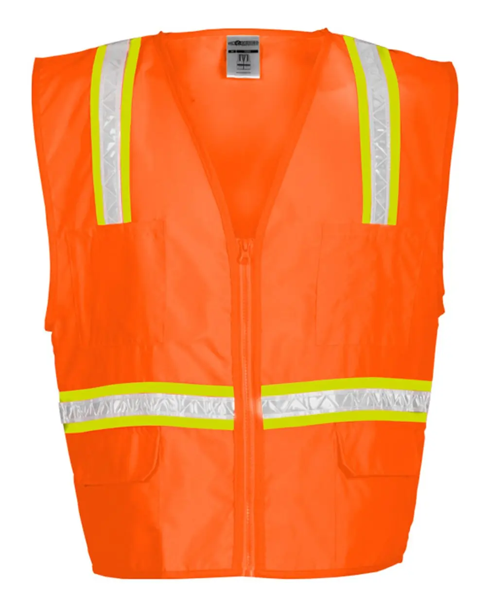 Kishigo Unisex Multi-Pocket Surveyors Vest in Orange