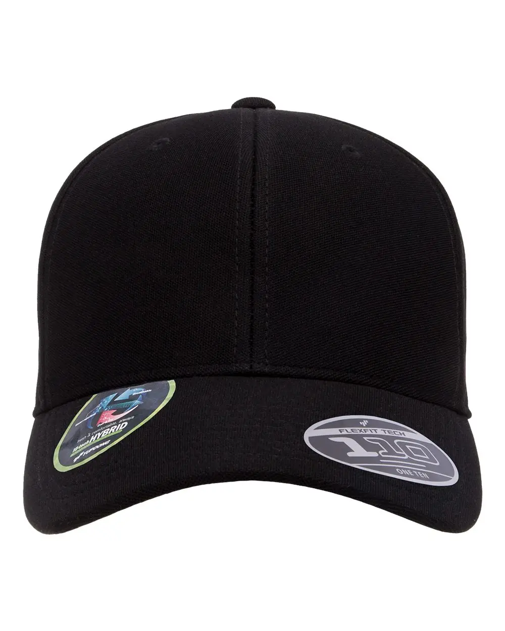 Flexfit 110® Cool & Dry Mini-Piqué Cap in Black
