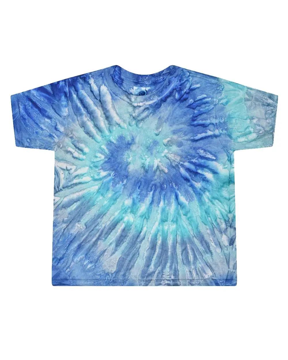 Colortone Toddler Tie-Dyed T-Shirt in Blue Jerry