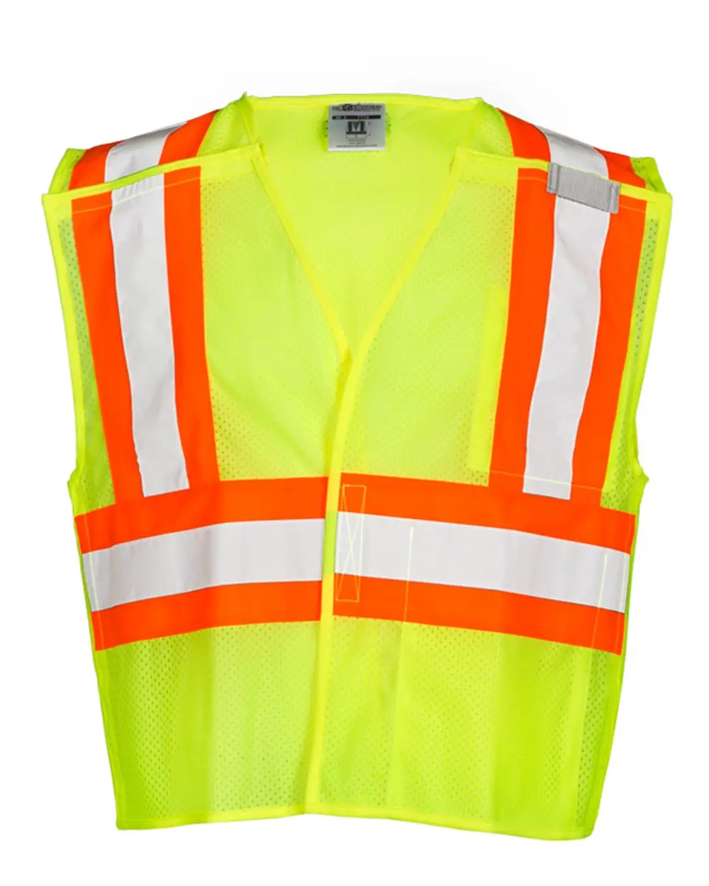 Kishigo Unisex Contrasting Mesh Breakaway Vest in Lime