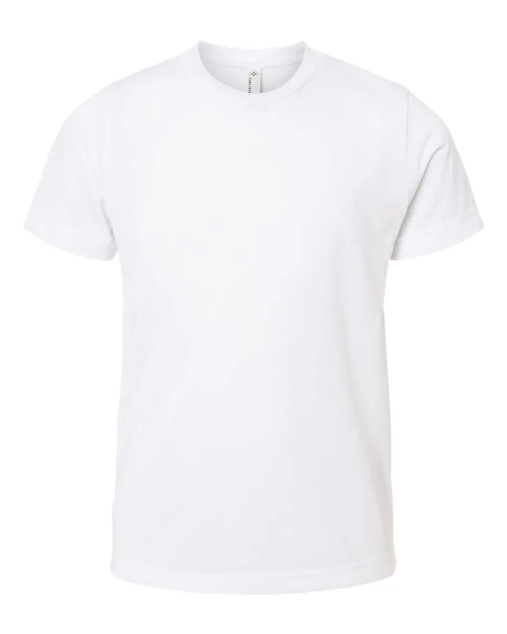 SubliVie Youth Polyester Sublimation Tee in White