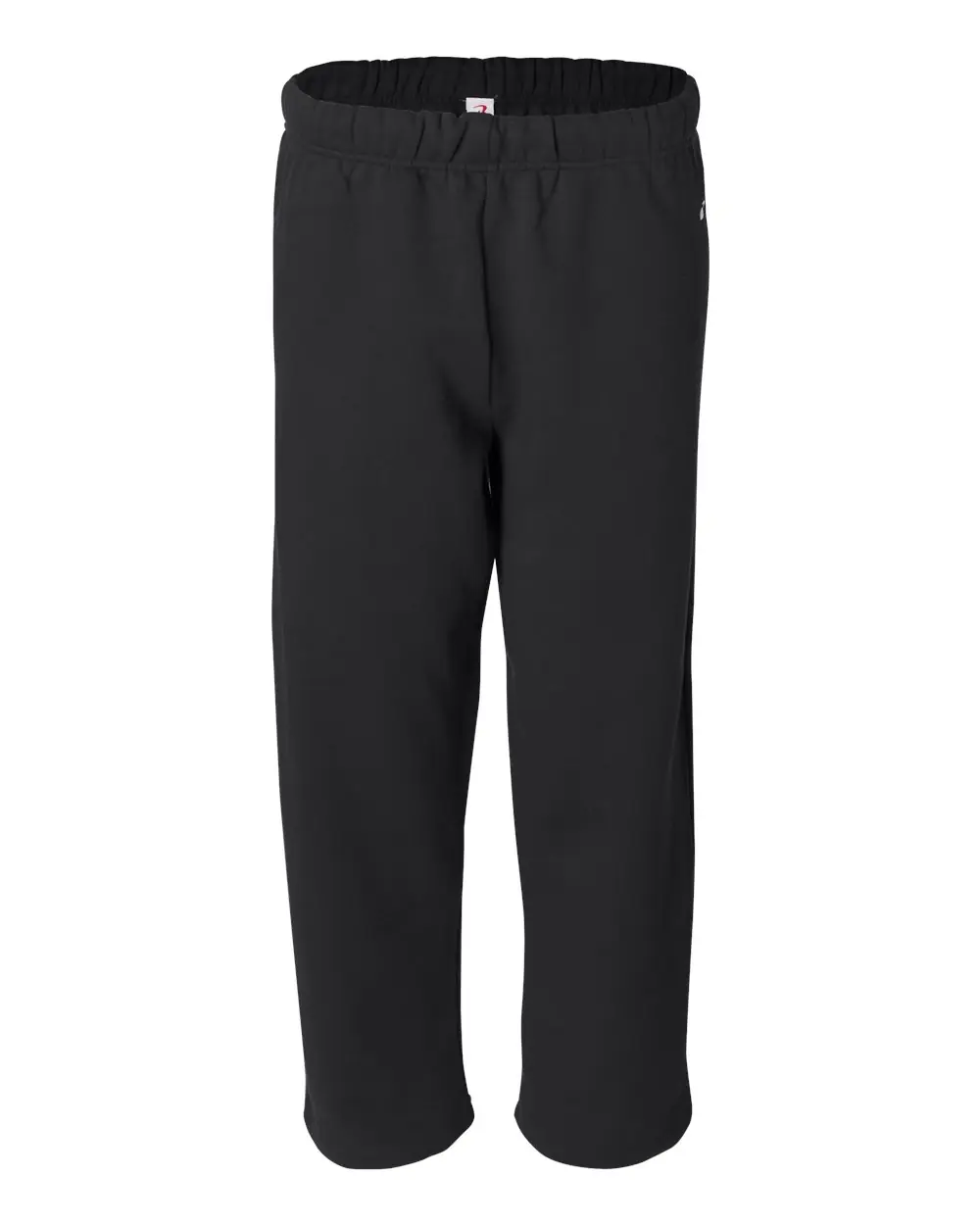 Badger Men's Open-Bottom Sweatpants in Black