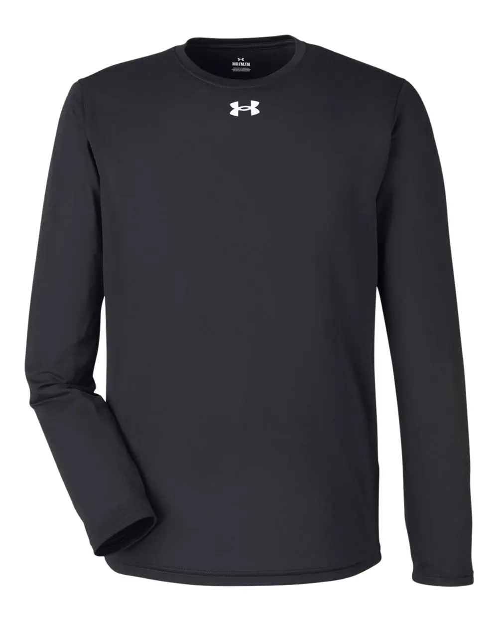 Under Armour Men's Team Tech™ Long Sleeve T-Shirt in Black/ White