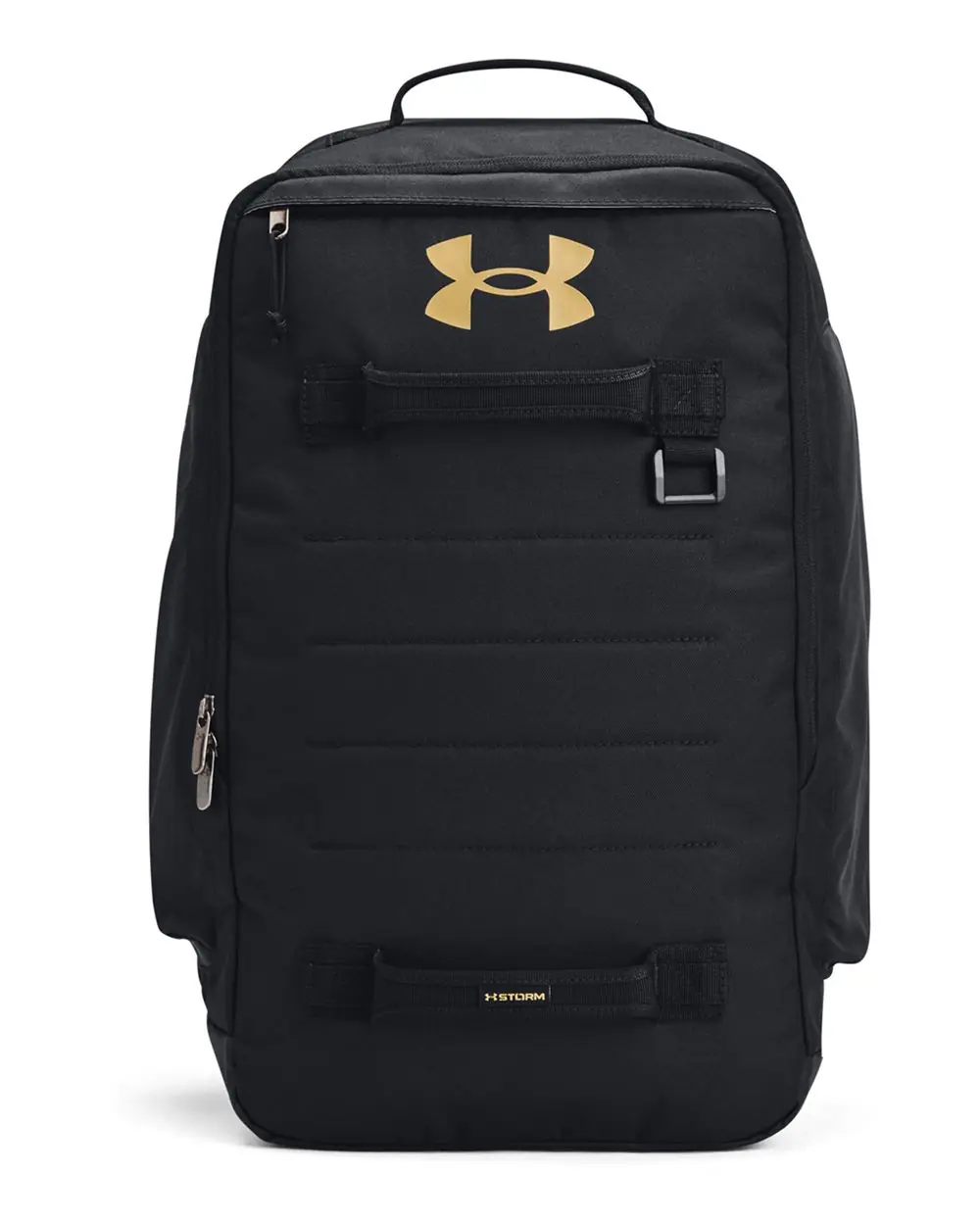 Under Armour Contain Laptop Backpack 2.0 in Black/ MT Gold