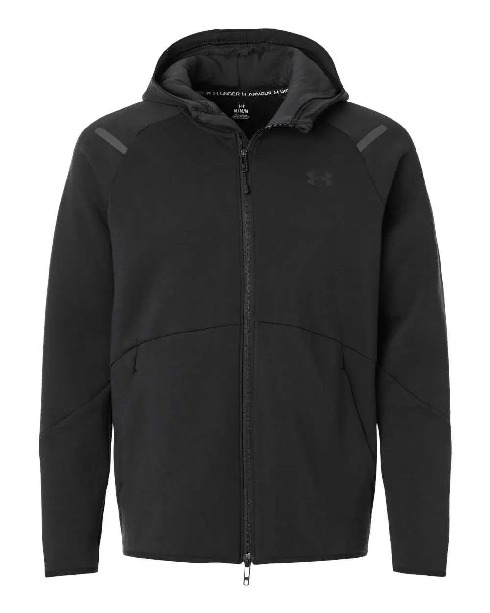 Under Armour Men's Unstoppable Fleece Full-Zip in Black/ Black