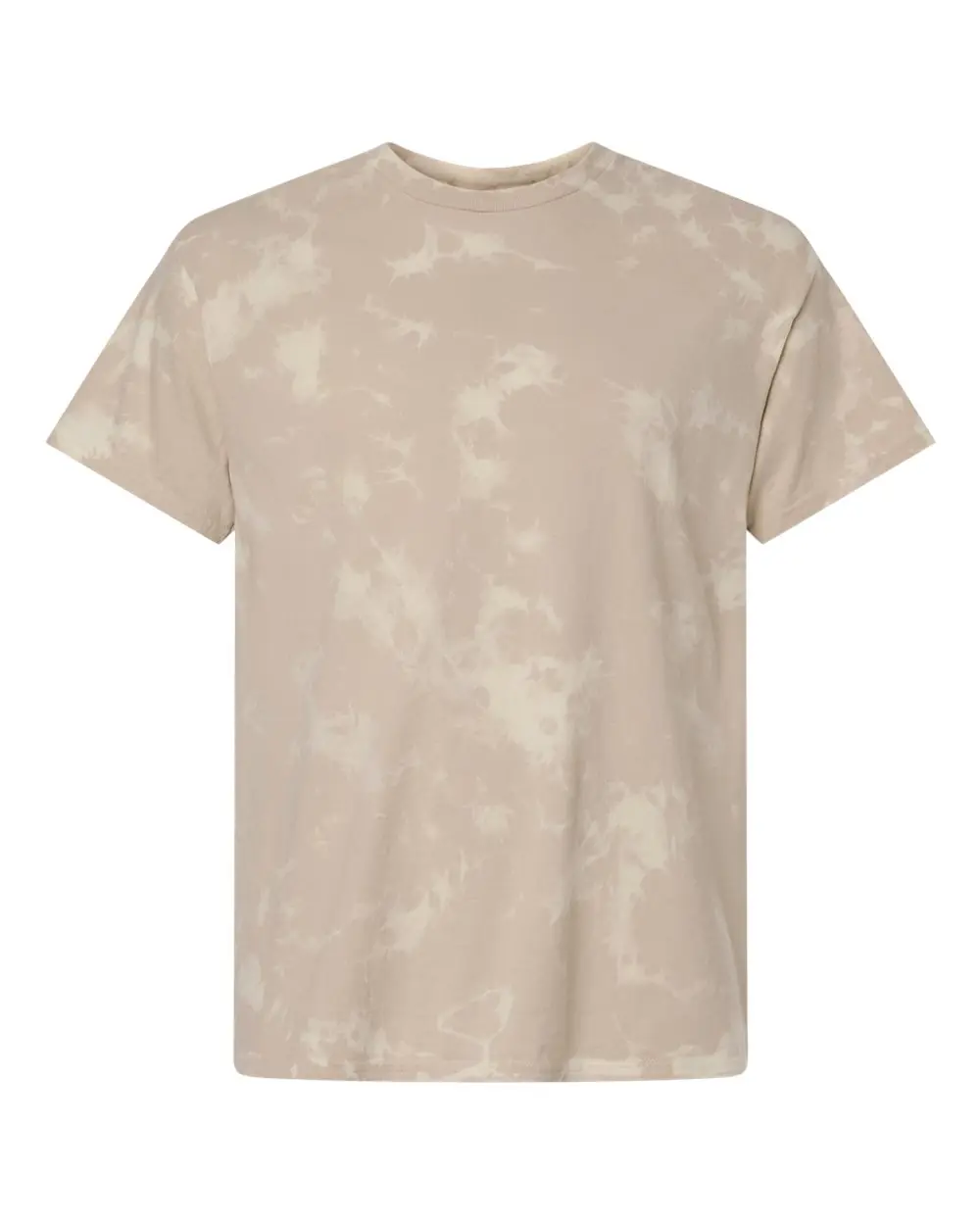 Colortone Unisex Bleach Out Dyed T-Shirt in Beige