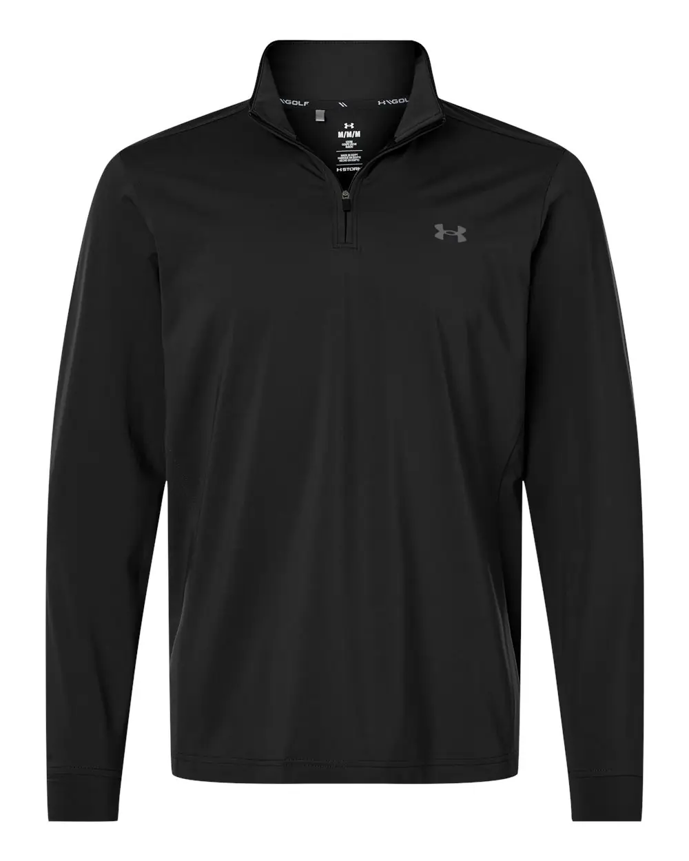 Under Armour Men's Drive Quarter-Zip Pullover in Black/ Castlerock