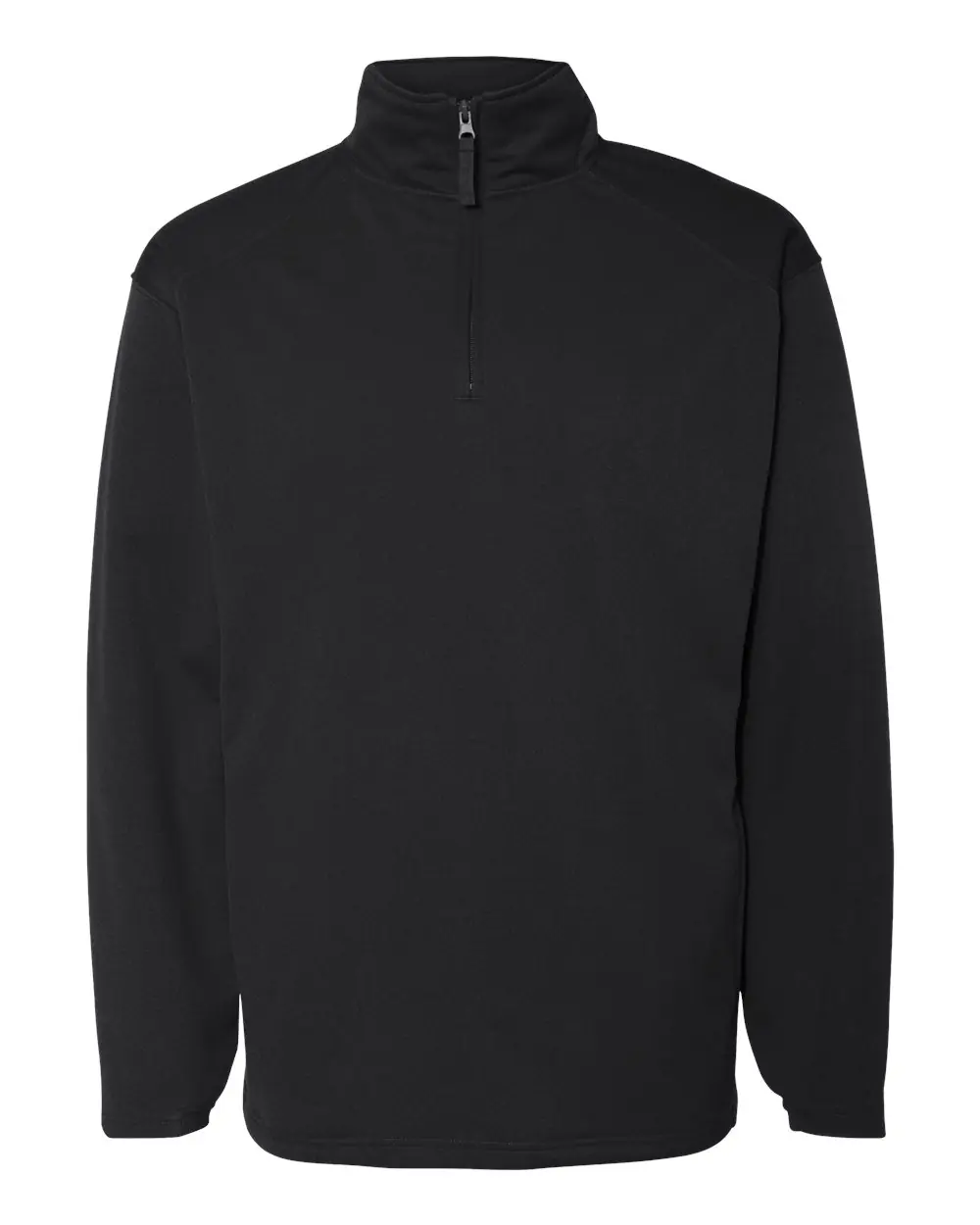 Badger Men's Performance Quarter-Zip Pullover in Black