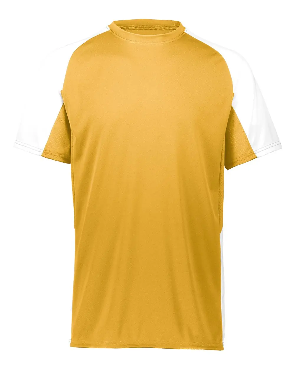 Augusta Sportswear Youth Cutter Jersey in Athletic Gold/ White