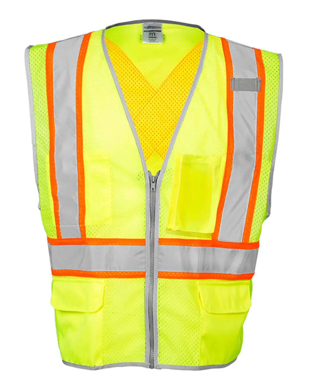 Kishigo Unisex Premium Brilliant Series® X Back Dual Compliant Vest in Lime