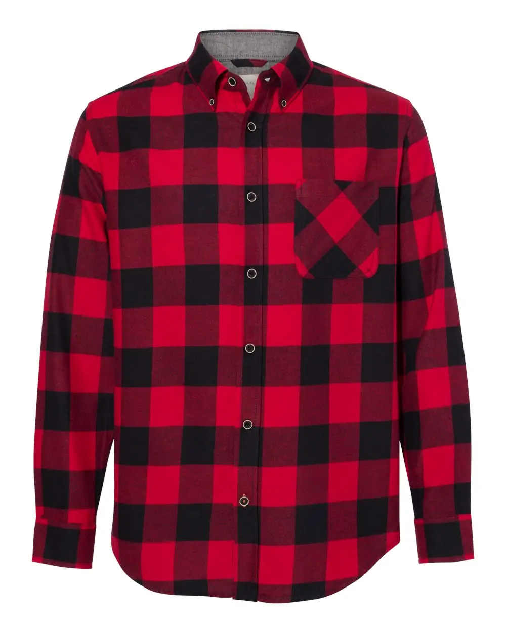 Weatherproof Vintage Brushed Flannel Shirt in Crimson/ Black