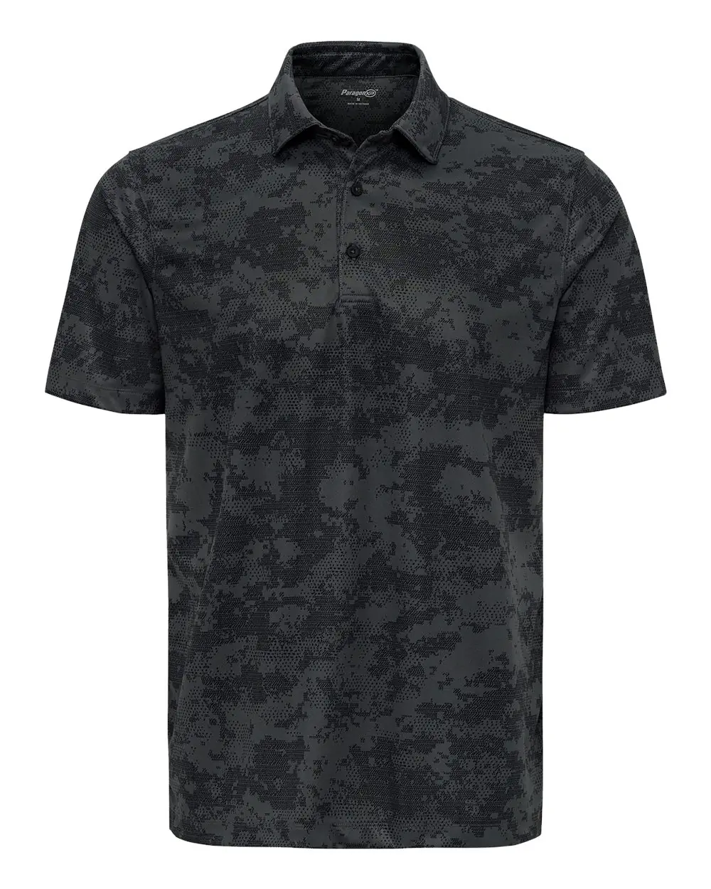 Paragon Men's Monterey Printed Polo in Black