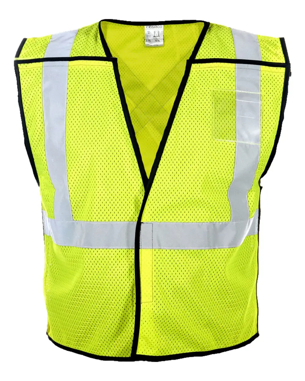 Kishigo Unisex X-Back Breakaway Vest in Lime