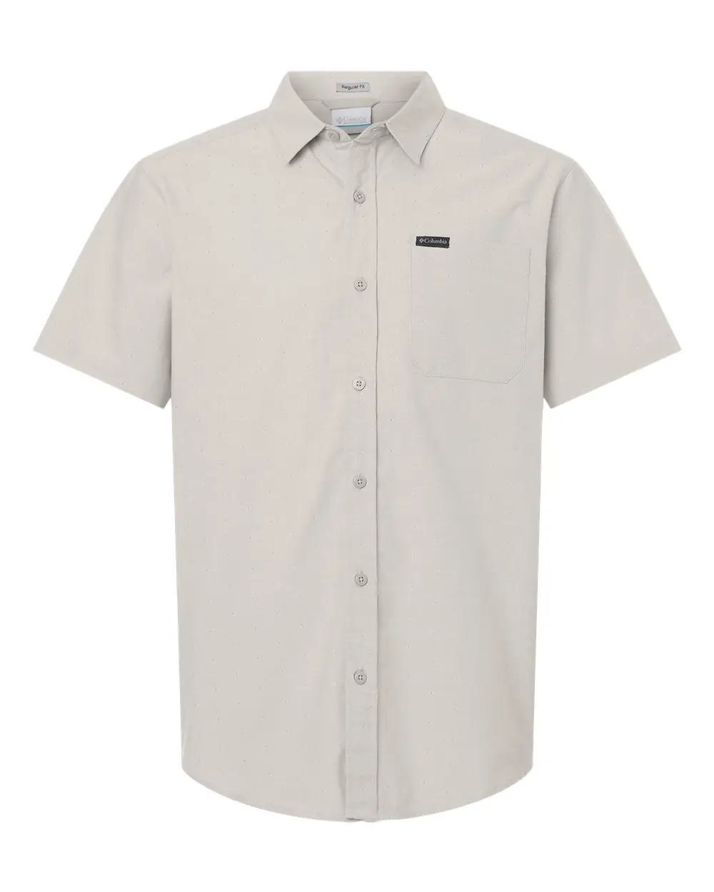 Columbia Men's Rapid Rivers™ Novelty Short Sleeve Shirt in Dark Stone