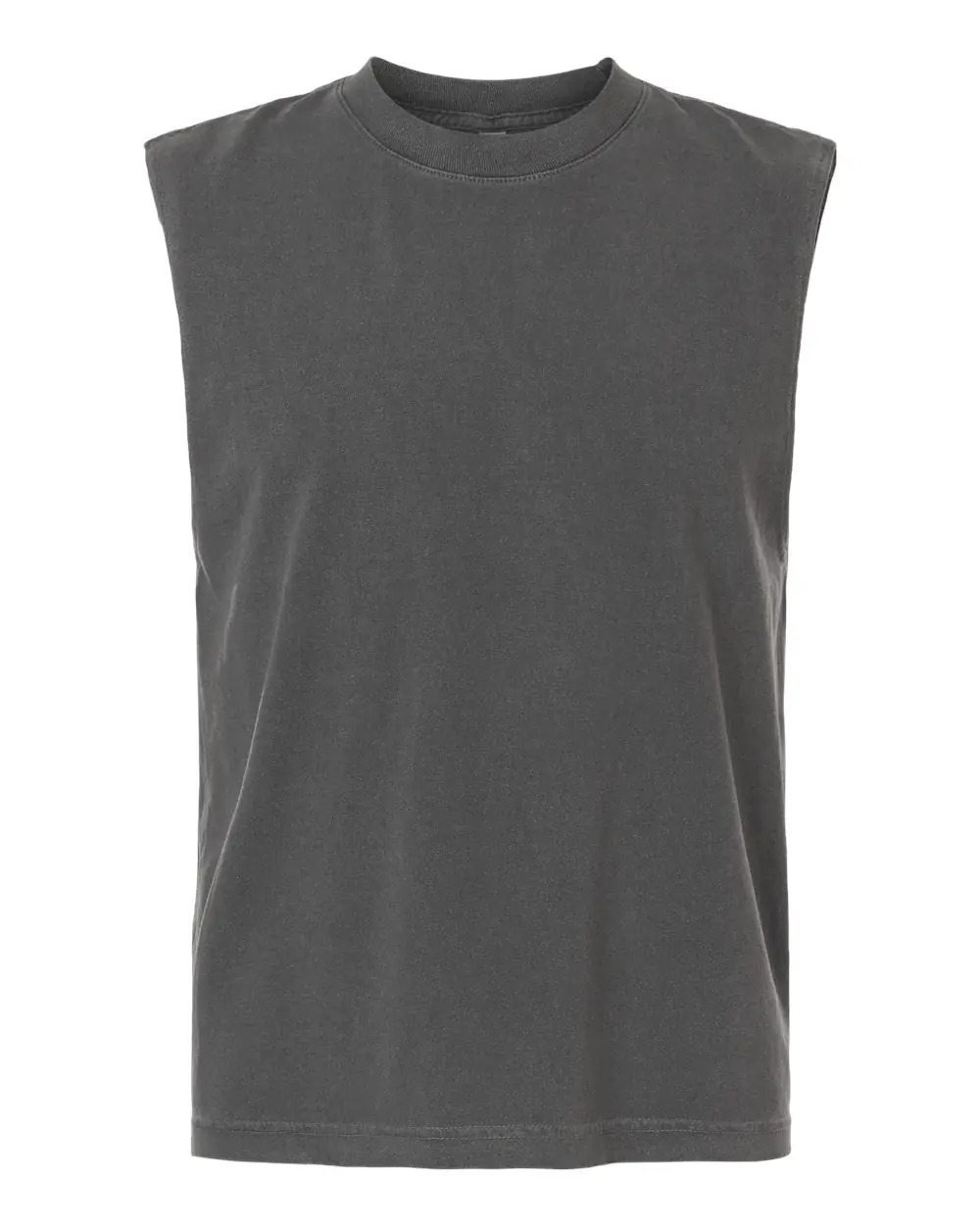 American Apparel Unisex Heavyweight Cotton Garment-Dyed Mid-Length Muscle Tee