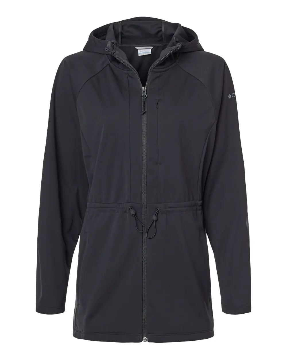 Columbia Women's Flora Park™ II Soft Shell Long Length Jacket in Black