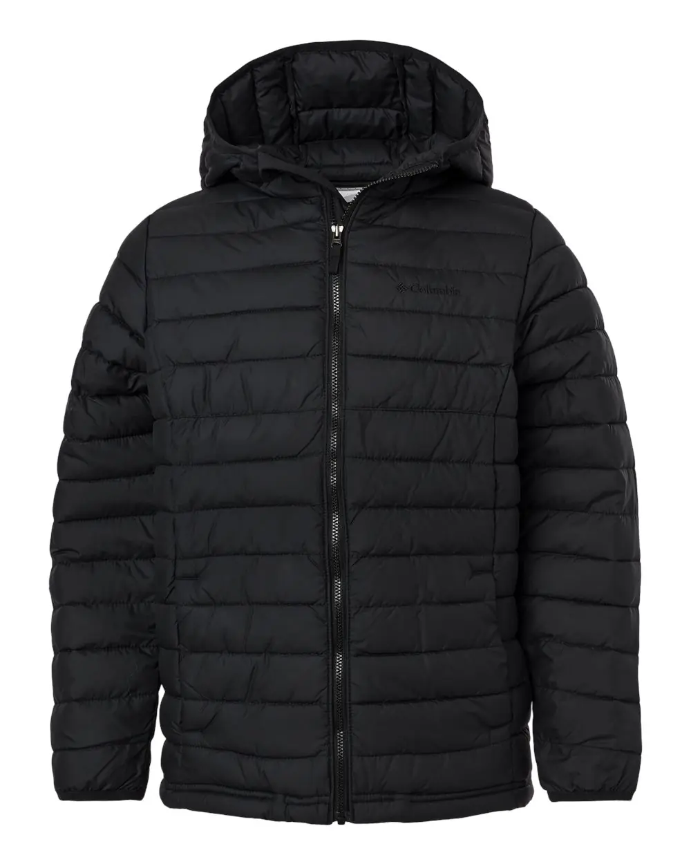 Columbia Youth Powder Lite™ II Hooded Jacket in Black