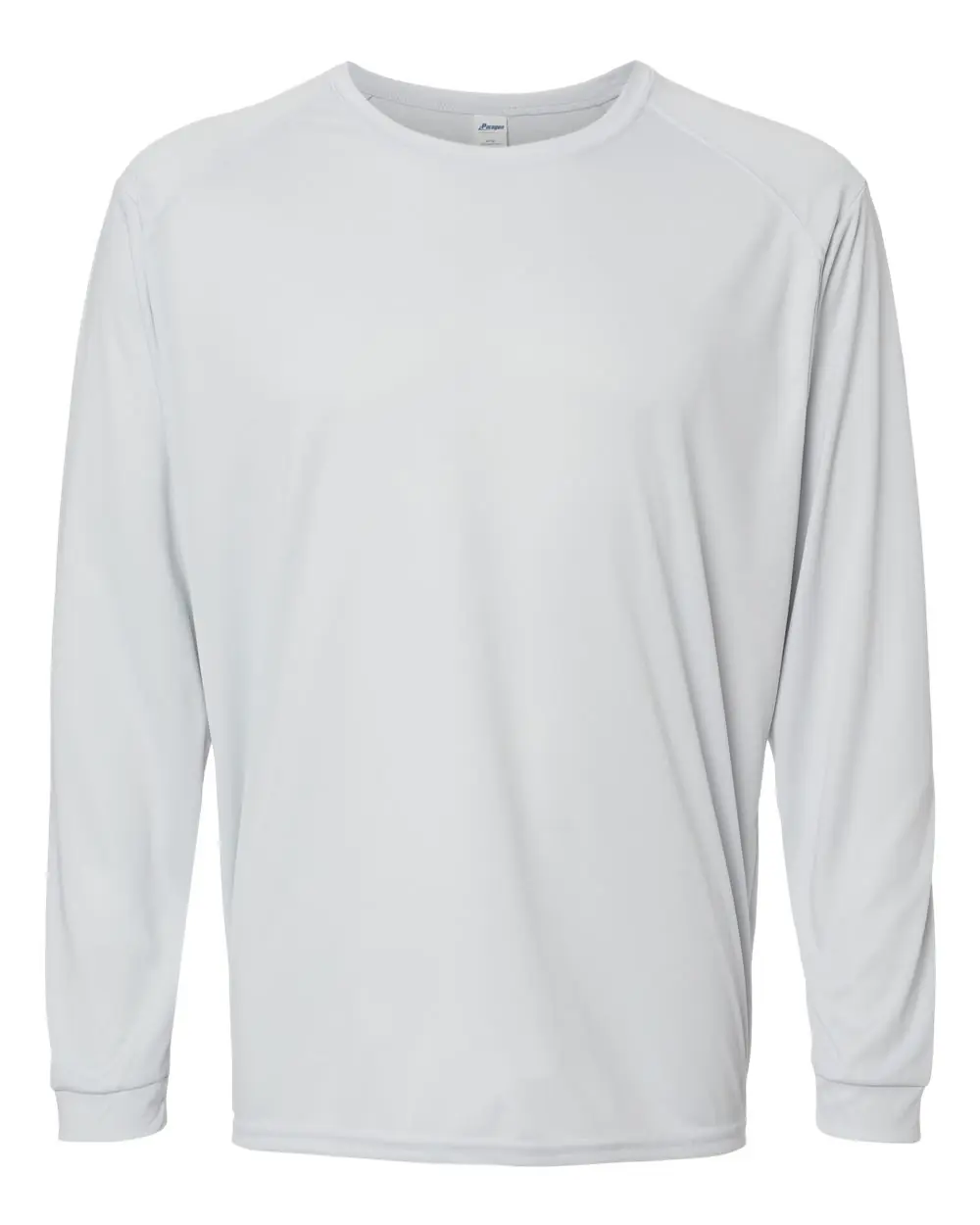 Paragon Unisex Long Islander Performance Long Sleeve T-Shirt in Aluminum