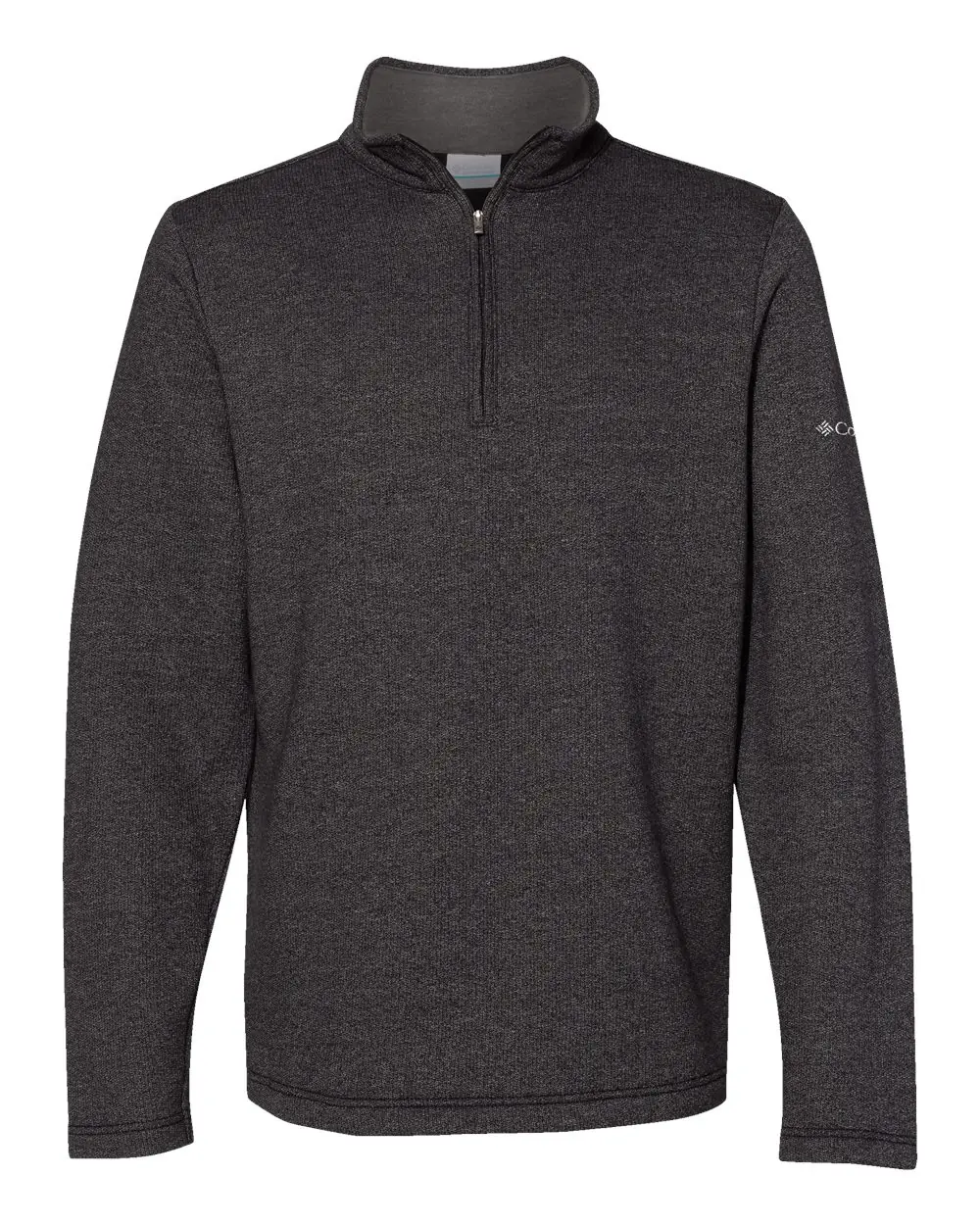 Columbia Men's Great Hart Mountain™ III Half-Zip Pullover in Black Heather