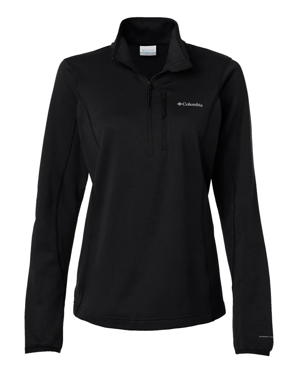 Columbia Women's Essential Hike™ Grid Fleece Half-Zip Pullover in Black