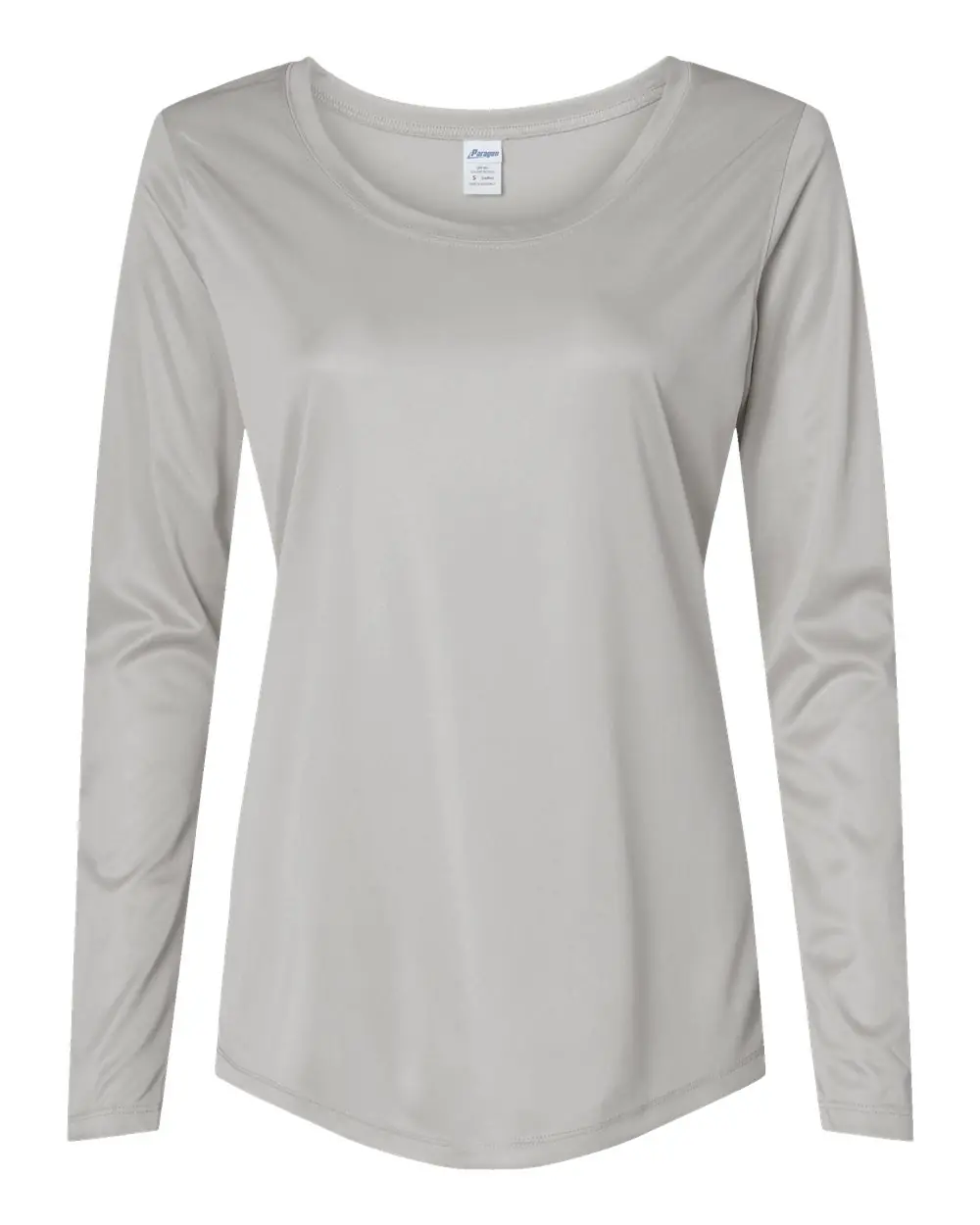 Paragon Women's Long Islander Performance Long Sleeve T-Shirt in Aluminum