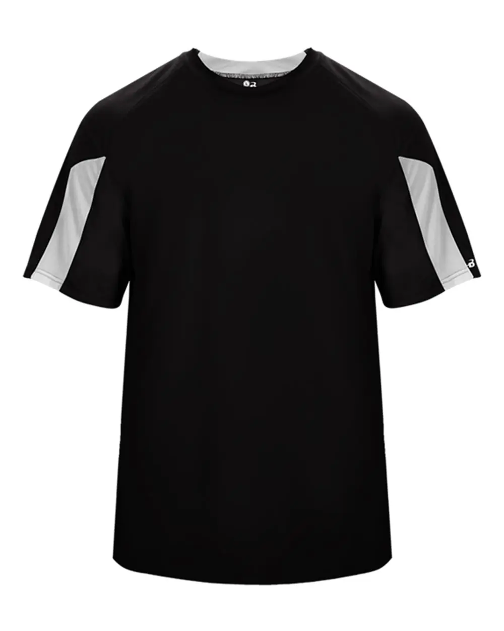 Badger Youth Striker T-Shirt in Black/ White