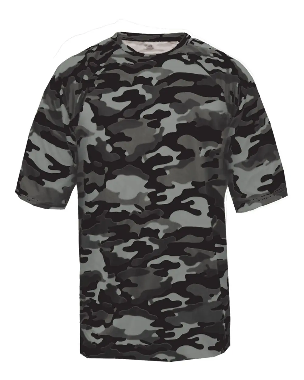 Badger Youth Camo T-Shirt in Black
