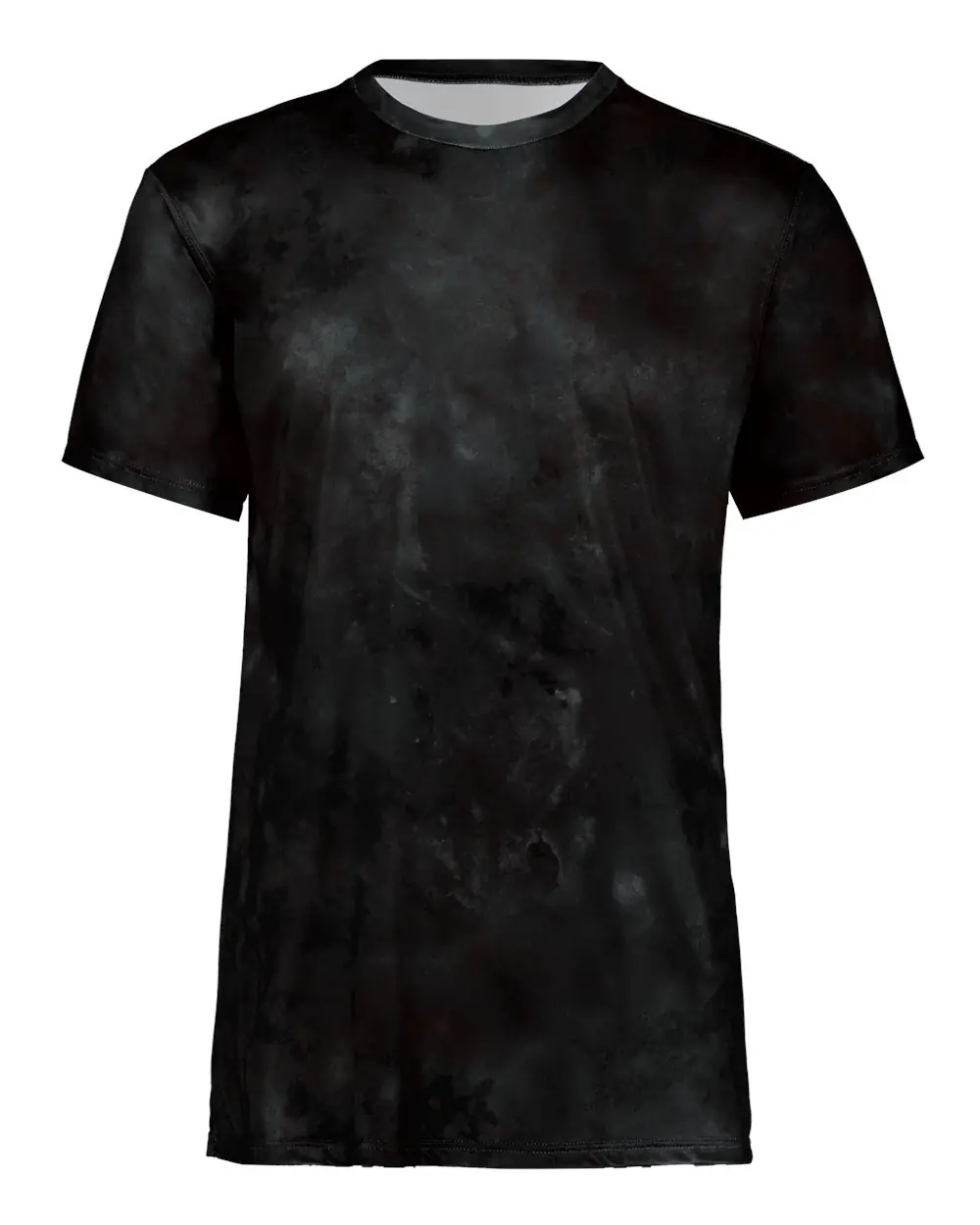 Holloway Youth Cotton-Touch Cloud T-Shirt in Black Cloud Print