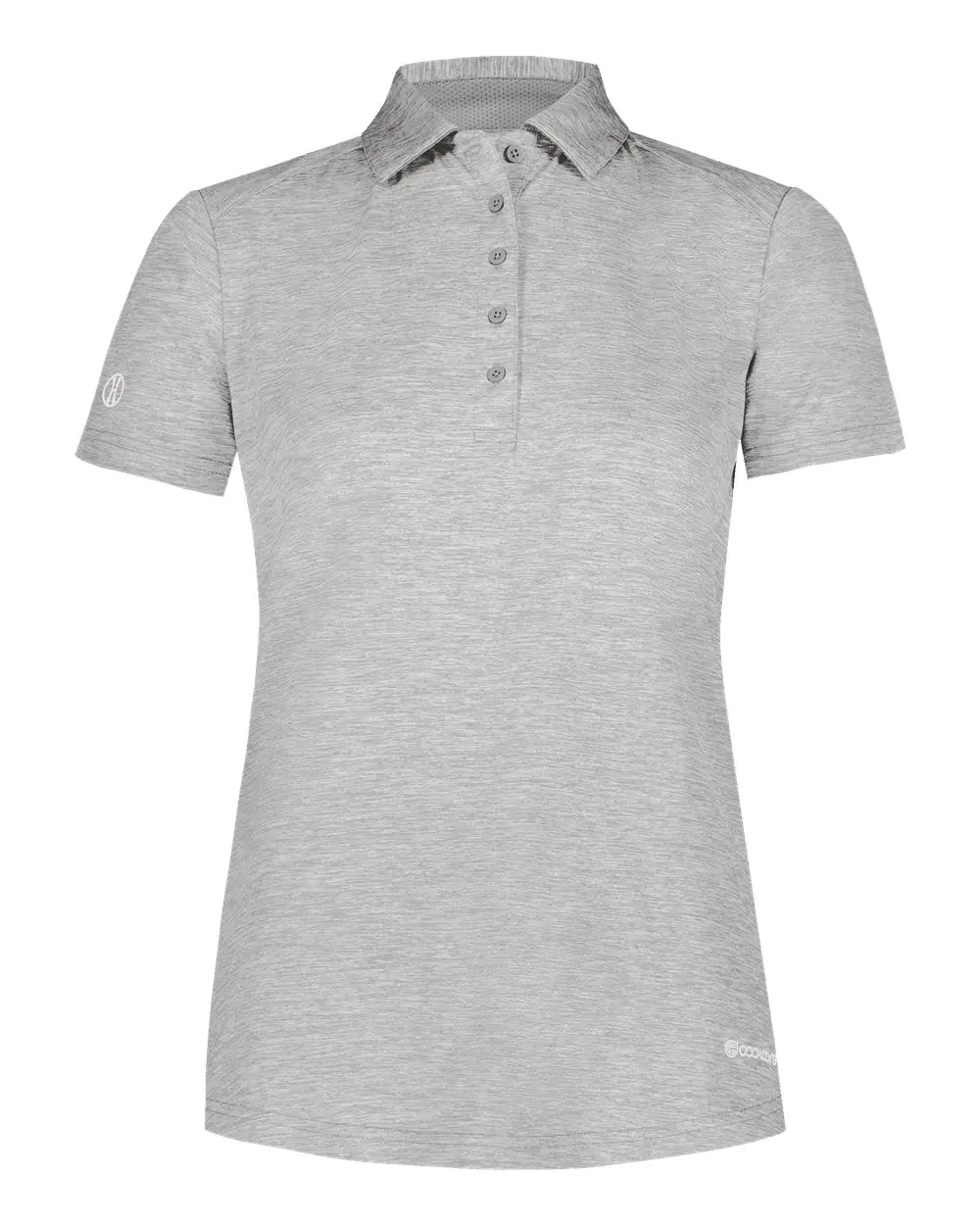 Holloway Women's Electrify CoolCore® Polo in Athletic Grey Heather