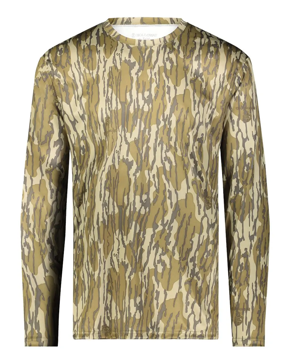 Holloway Men's Mossy Oak Momentum Long Sleeve T-Shirt in Original Bottomland
