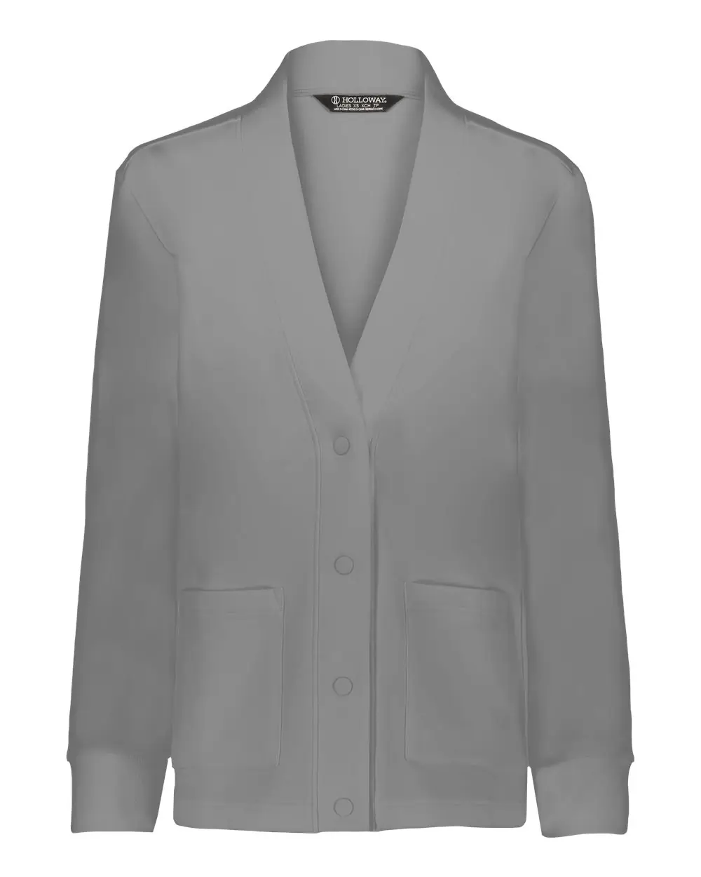 Holloway Women's Heritage Prep Cardigan in Athletic Heather