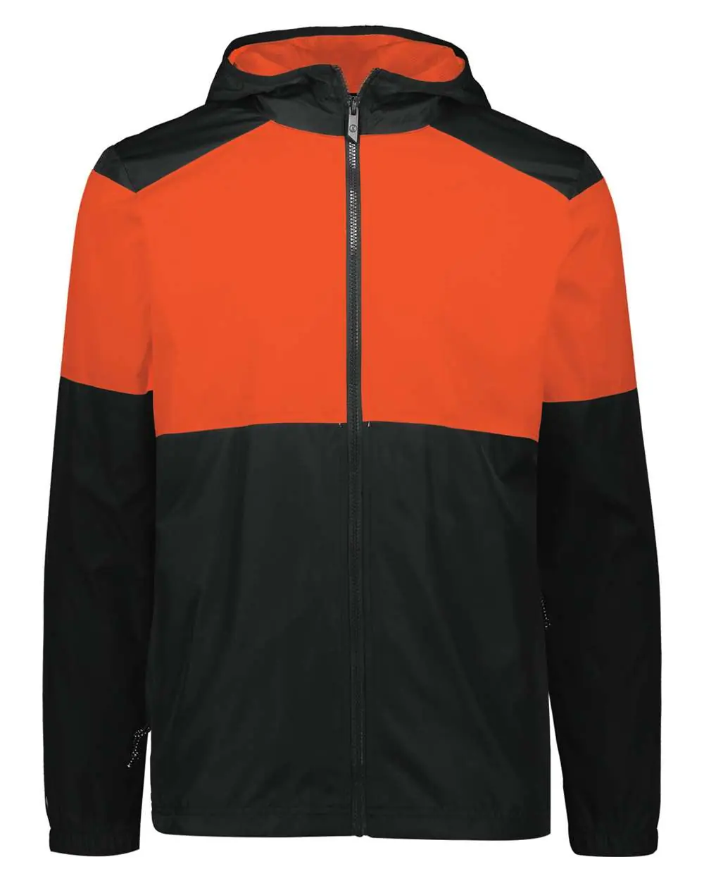 Holloway Men's SeriesX Hooded Jacket in Black/ Orange