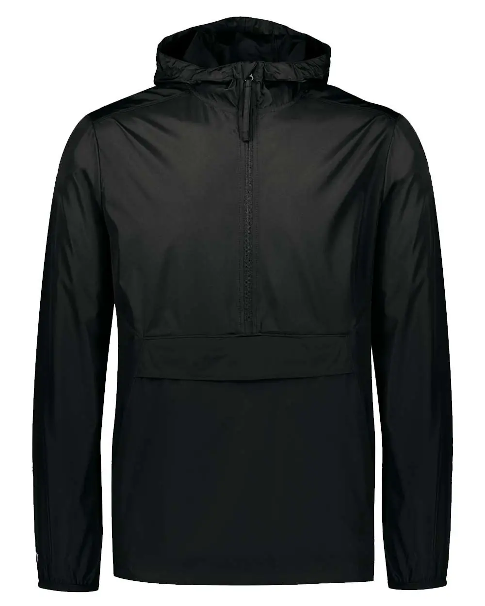 Holloway Men's Packable Quarter-Zip Jacket in Black