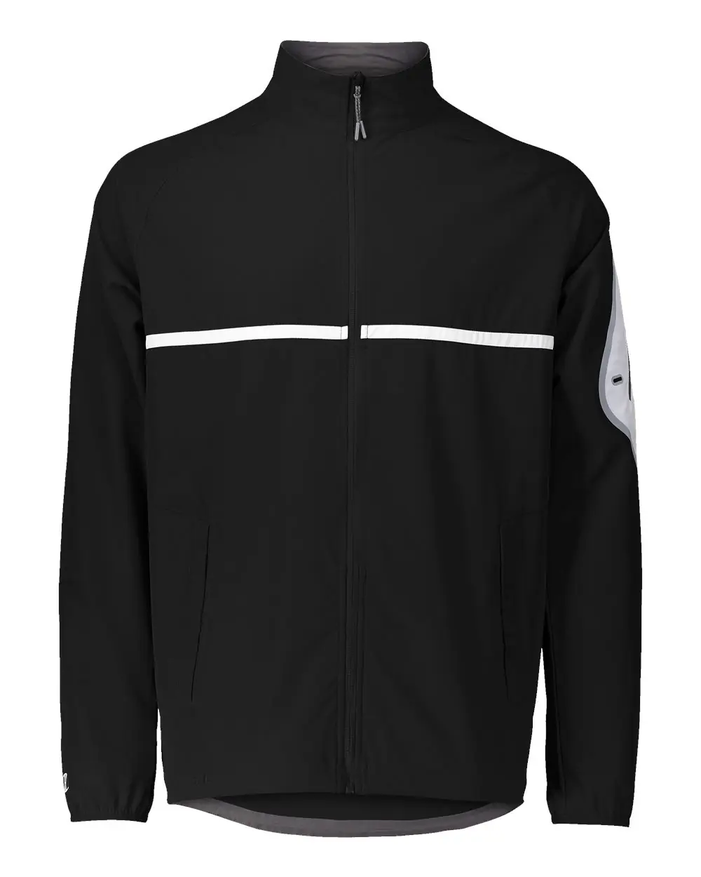 Holloway Unisex Weld Jacket in Black/ White
