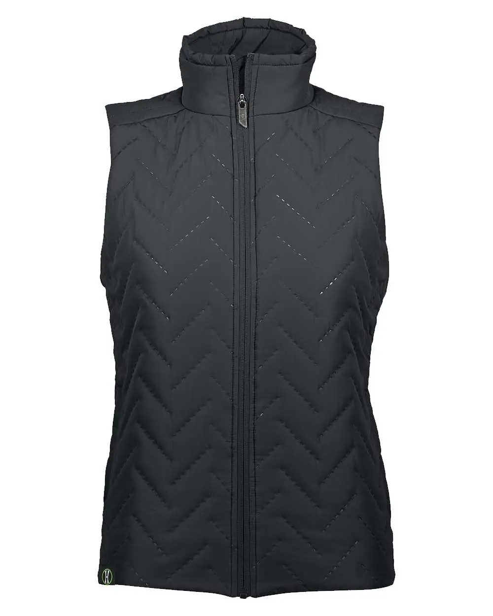 Holloway Women's Repreve® Eco Quilted Vest in Black