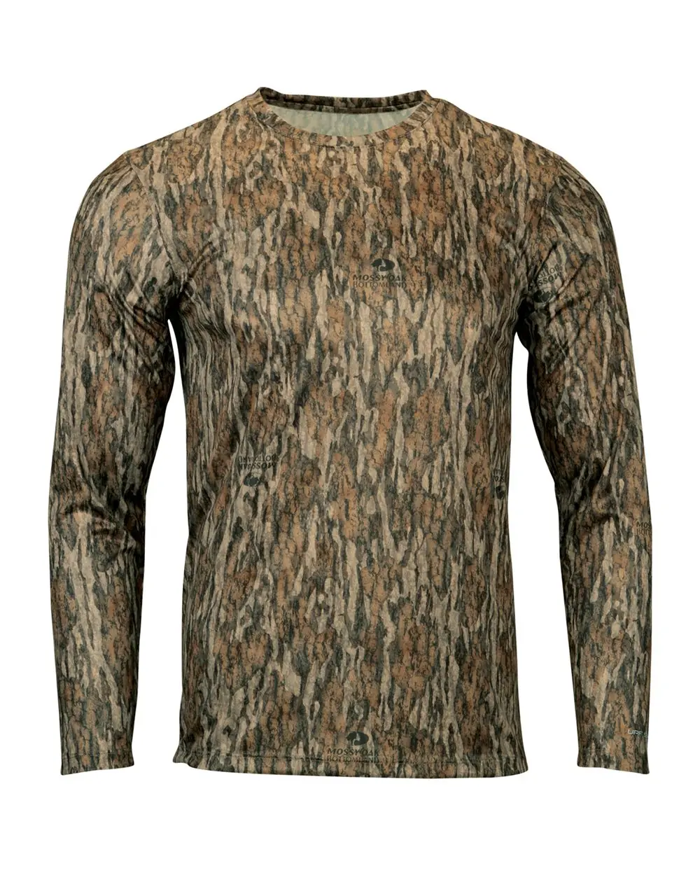 Paragon Men's Oxford Performance Camo Print Long Sleeve T-Shirt in Bottomland