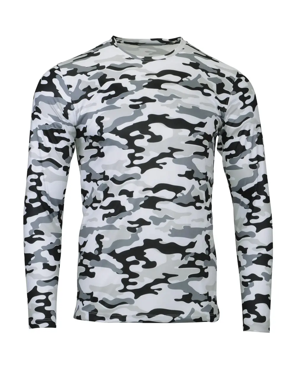 Paragon Men's Woodland Performance Long Sleeve T-Shirt in Arctic Camo